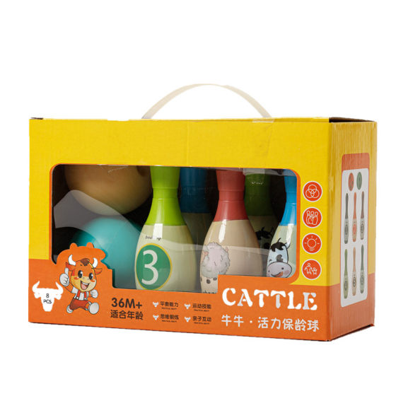 Children's bowling toy gift box parent-child interactive indoor fun boxed agency gift stall delivery