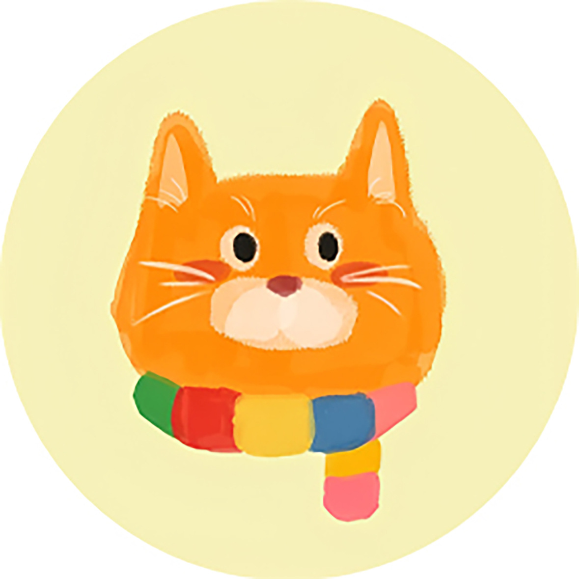 자체 제작 8호 고양이 (10*10*0.9cm)