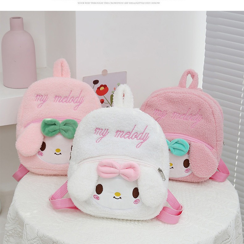 Varias especificaciones y patrones kindergarten preescolar bebé mochila hamburguesa perezoso mismo estilo niñas