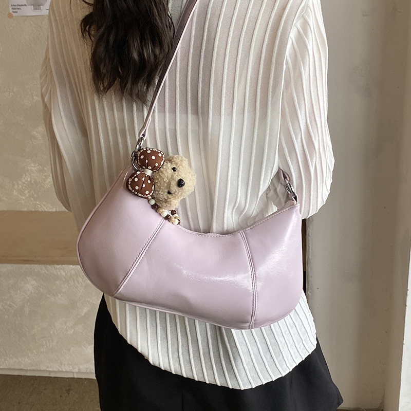 Bolso de textura de mujer 2026 nueva primavera retro bolso de corn bolso de nicho bolso de bolsas diarias de viajes