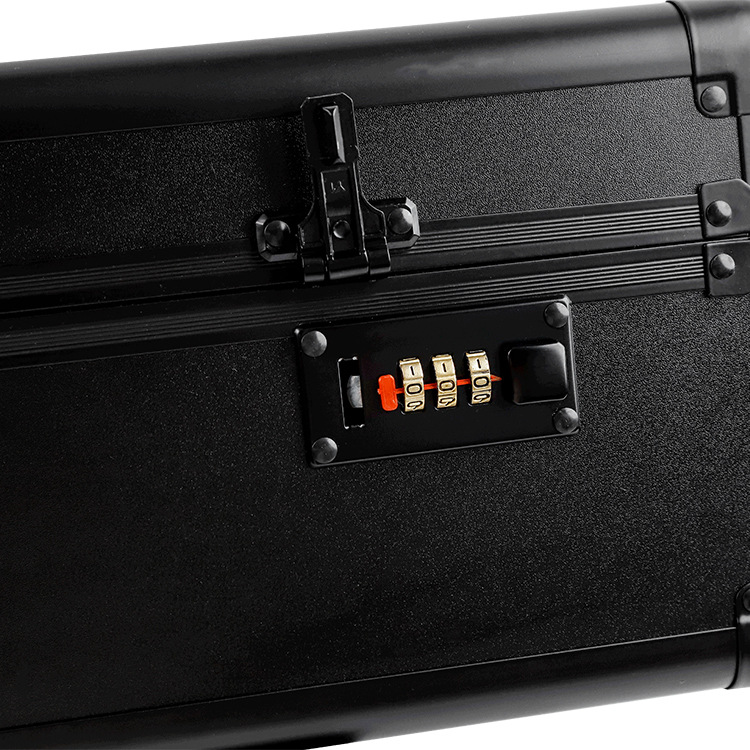 Caja de herramientas portátil de aleación de aluminio con ranura de tarjeta, para almacenamiento de herramientas image 4
