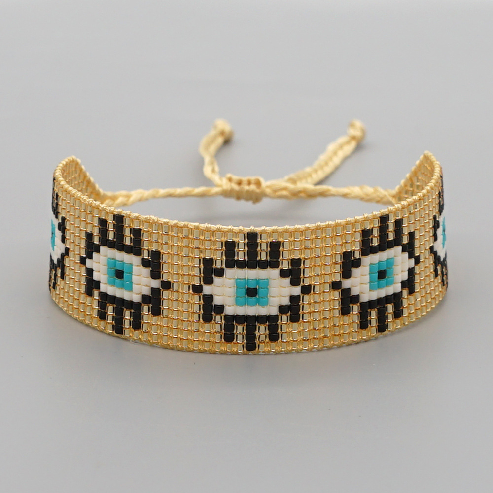 Devil Eye Totem Beaded Bracelet display picture 4