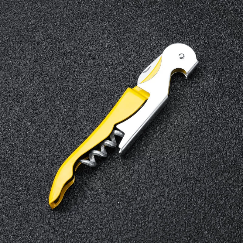 Seahorse Bottle Opener Paddle — Universal stainless steel corkscrew, color options