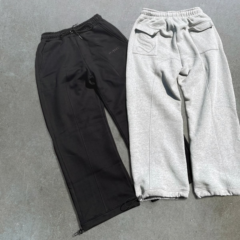 Y2K Loose Jogger Embroidered Button Pocket Rope Sweatpants Streetwear Harajuku Vintage Minimalism Y2K Loose Jogger Embroidered Button Pocket Rope Sweatpants Streetwear Harajuku Vintage Minimalism