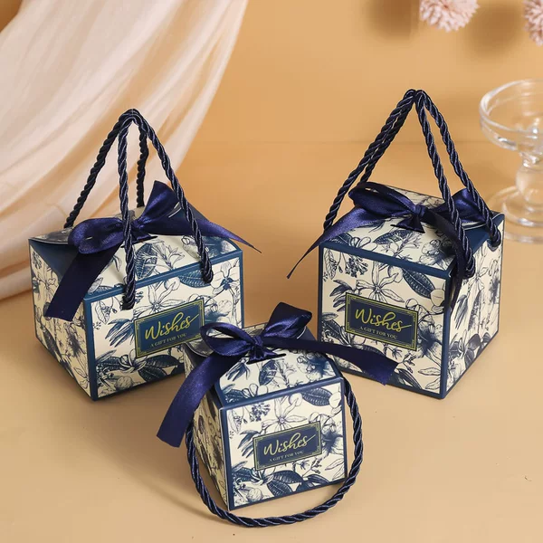 2025 New Wedding Candy Box Portable Wedding Candy Packaging Box Creative Gift Box Engagement Carton Wholesale