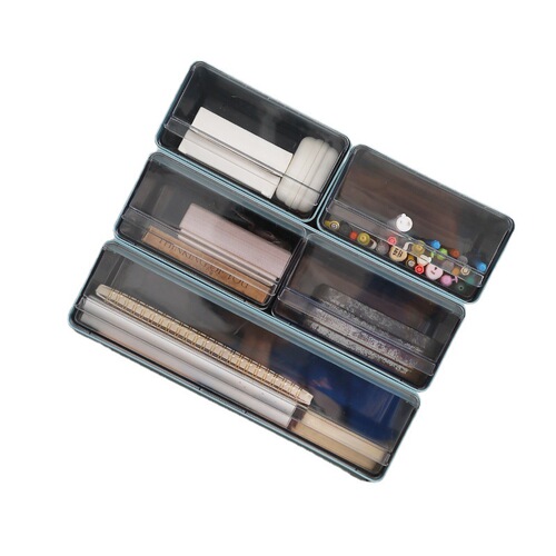 Drawer-type desktop cosmetics storage box pen holder storage drawer box desk storage rack organizer cabinet dormitory