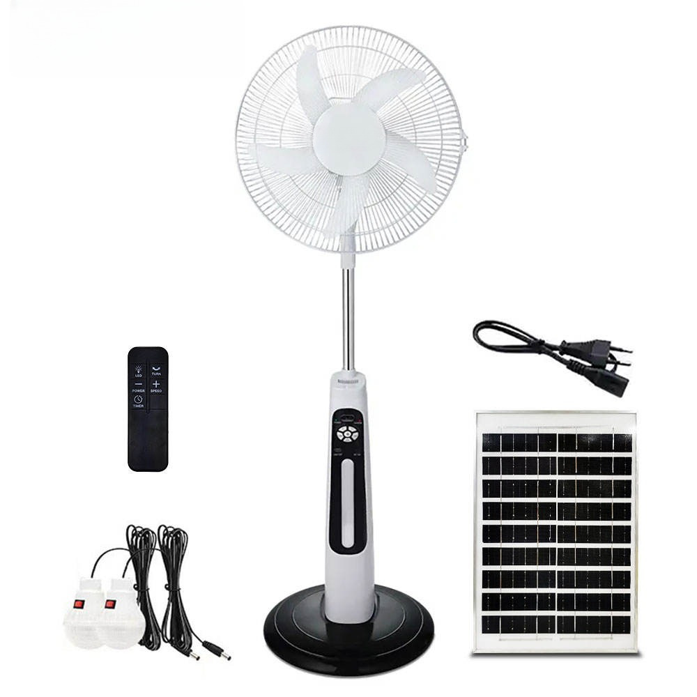 Led Lighting Can Be Used to Charge Mobile Phones, Household Outdoor Standing Fans, Solar Floor Lamps, and Fans. 18inch