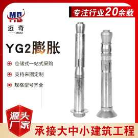 地铁高速铁路YG2 YG3膨胀螺栓厂家 重型隧道用膨胀螺丝螺栓胀锚螺