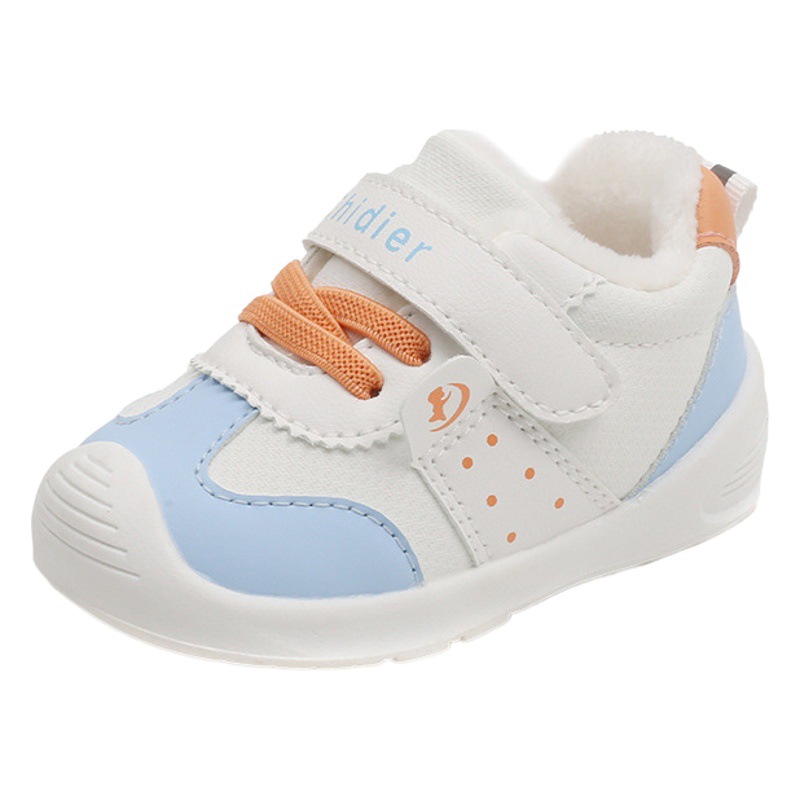 Zapatillas de invierno para niños nuevos zapatos ligeros para niños y niñas zapatos para correr para niños zapatos de terciopelo fino cálido dos zapatos de algodón