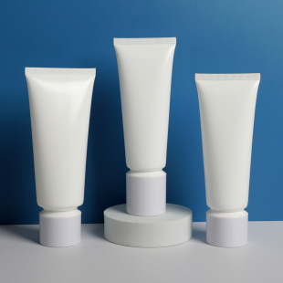 Cosmetic Hose Packing Material Cosmetic Hose White Facial Cleanser Hose Flip Cover Sub-packaging Tube Screw Cover Hand Cream