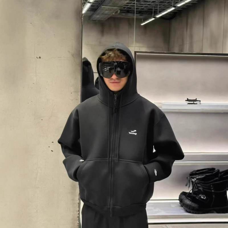 Authentic Original Label in Stock Bl 25Ss Ski Series Velvet Hooded Sweatshirt Casual Jacket Unisex Authentic Original Label in Stock Bl 25Ss Ski Series Velvet Hooded Sweatshirt Casual Jacket Unisex