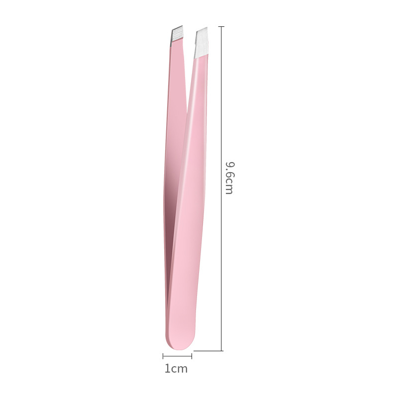 123mm pinzas de pestañas falsas sin pegamento coloridas pinzas de joyería punta herramientas de belleza de pestañas profesionales