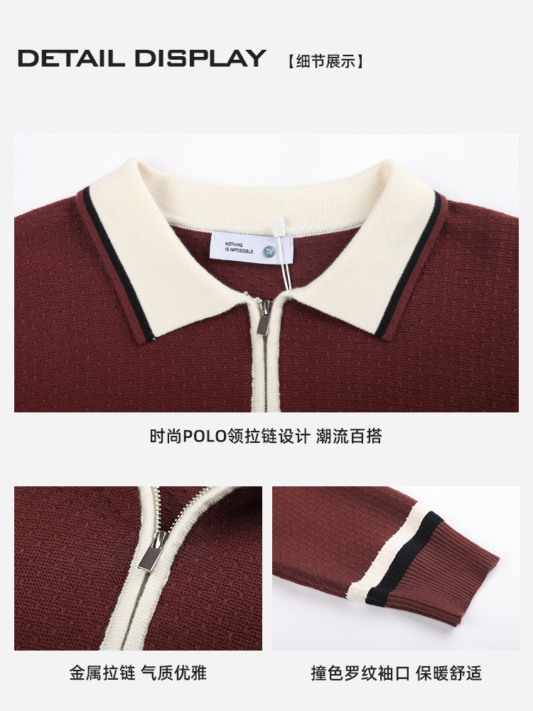 1688 comercio exterior transfronterizo ropa de hombre polo camiseta de punto de alto nivel con solapa polo camiseta de negocios casual camiseta al por mayor