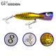 1Pcs Popper Topwater Lure 90mm/12g Hard Plastic Sinking Popper Lure  Fishing Tackle