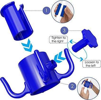 4 코너 훅 (청색)
