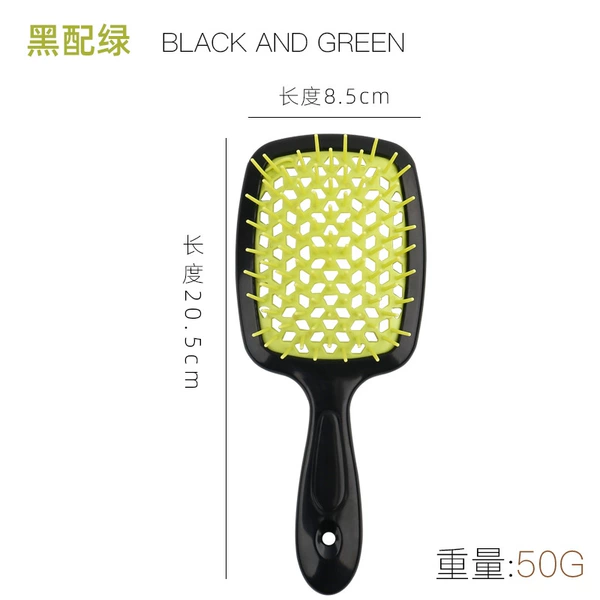 Black with green