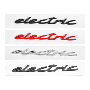 Suitable for Porsche Taycan Car Logo Bright Black S Tail Logo Electric Side Logo Turbo Rear Tail Letter Logo