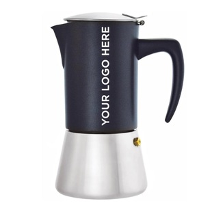 Stainless Steel Moka Pot Portable Single Valve Hand-Brewed Coffee Pot Extraction Coffee Filter Pot Filter Electric Coffee Making Appliance