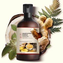 熱能驅寒帶姜粒！博倩生薑防脫育發洗髮水控油固發滋養去屑防脫髮