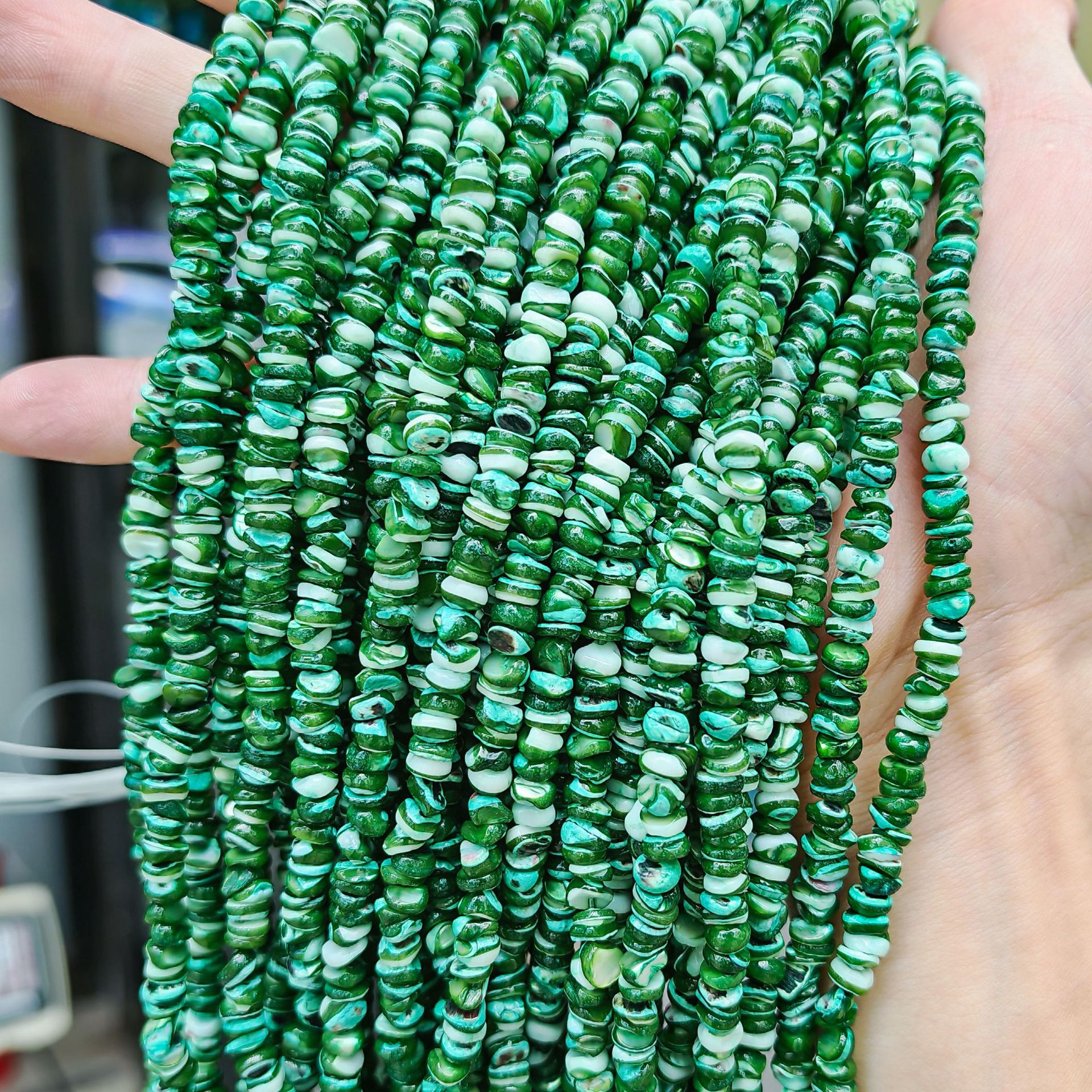 Conchas de caracol natural 5mm con perlas de forma semiacabadas DIY accesorios de ropa accesorios accesorios al por mayor