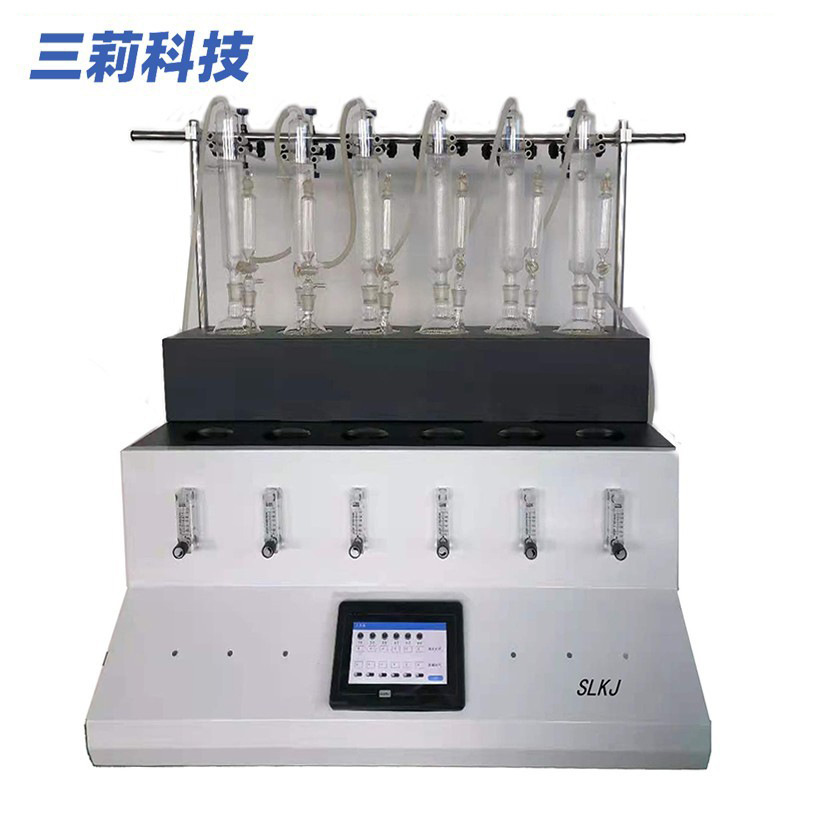 中药二氧化硫残留测定仪  三联 四 六联二氧化硫残留量检测蒸馏仪