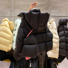 清仓特价加厚连帽仿白鸭绒羽绒棉服女爆款小个子2025冬装外套短款