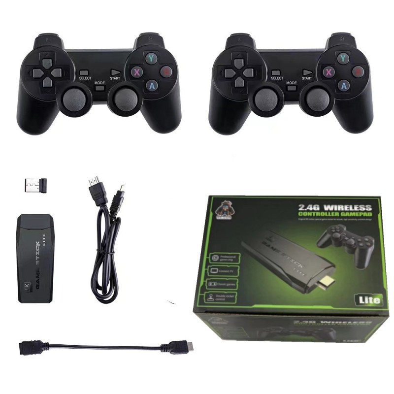 Controller wireless M8 nostalgico TV 2.4G PS1 home mini arcade U-treasure console di gioco_voghion.com