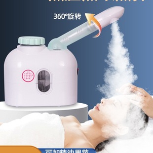 Free Shipping Hot and Cold Spray Machine Beauty Instrument Hydrating Open Pores Household Facial Steamer Hot Spray Instrument Beauty Salon Special Double
