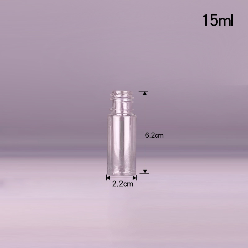 Vial transparente de 15 ml