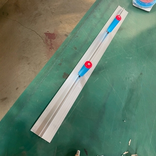 Aluminum Alloy Double-Handed Large Plate Extended Large Spatula Aluminum Alloy Large Trowel Scraper Putty Scraper Large White Tool Wall Leveling