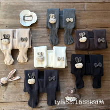 儿童连裤袜秋冬款小童加厚保暖袜韩系女童连裤袜子宝宝加绒打底袜