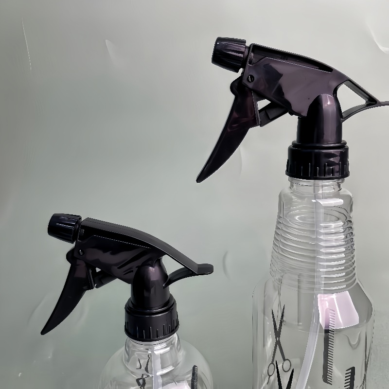 Botella de aerosol de pistola cuadrada al por mayor barbería tijeras de plástico barbería tijeras de riego jardinería botella de aerosol