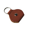 Global selected guitar paddle bag black brown PU leather padding keychain padding paddling box