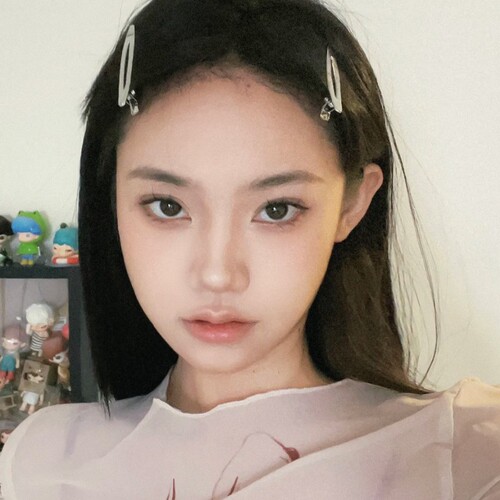 Metal bangs with scattered side hair, one-word duckbill style, side makeup, small hair clip for girls, hollow gold and silver clips