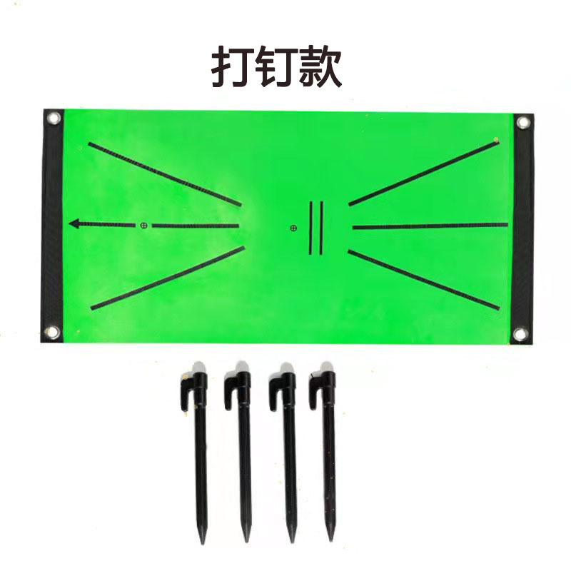 Alfombrilla de golpe de golf, práctica de swing de golf universal para interiores y exteriores, suministros de colchoneta de golf