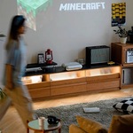 留岩樱桃木电视柜实木岩板小户型家用客厅茶几电视柜现代简约带灯