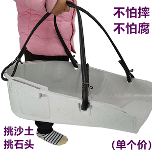 ll农用建筑挑泥沙簸箕挑土簸箕垃圾塑料撮箕工地箢箕橡胶粪箕畚箕-阿里巴巴