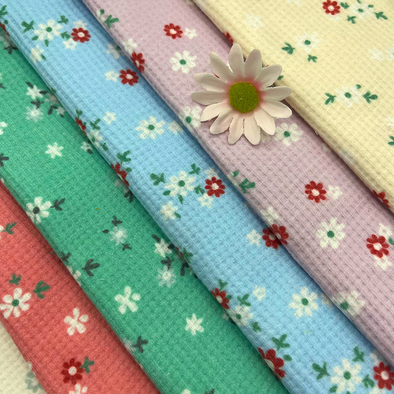 产地货源华夫格少女碎花吊带短裤睡衣春秋季款bm风小家居服服装