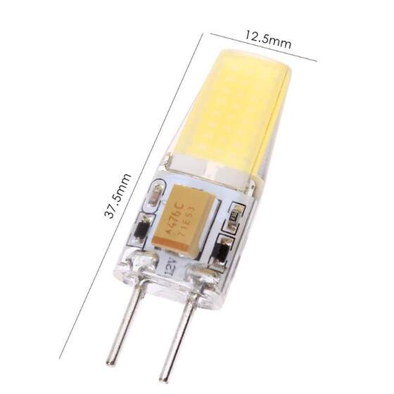GY6.35 LED lamp crystal sapphire lamp beads 1508 5W AC/DC12VCOB chandelier bulb LED light source