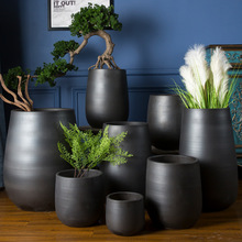 禅意水培花盆阳台落地种树大口径陶瓷特大号户外庭院树大花缸其他
