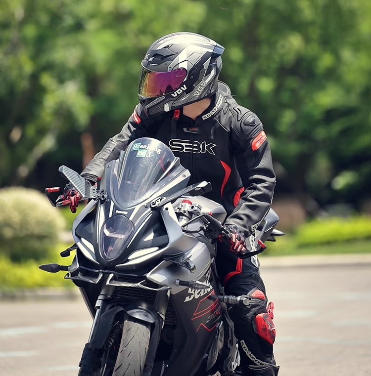 2025 New VGV3C Certified Motorcycle Open-Face Helmet for Autumn and Winter, Suitable for All Seasons, Unisex Safety Helmet