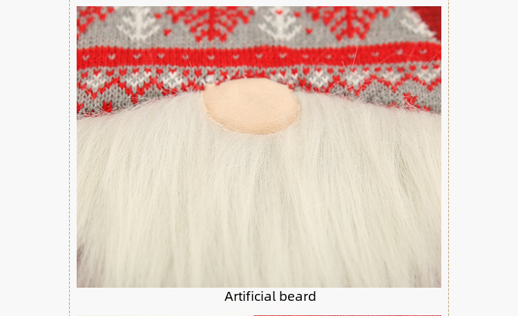 Haube uusi joulukoristeita Rudolph-pöytäjuoksija luova kolmiulotteinen vanhusten ruokapöydän koristelu pöytäliina_voghion.com