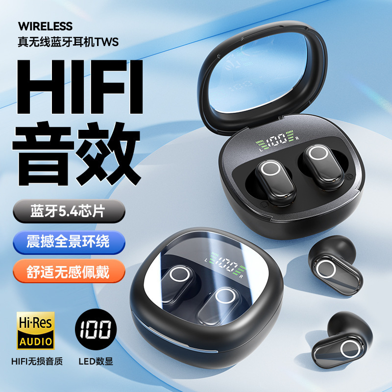 Ruige's New Bluetooth Earphones Are Wireless In-Ear Type with Good Sound Quality from Huaqiangbei, Suitable for Sports, Cross-Border Wholesale, E-Sports, and Low Latency Ruige's New Bluetooth Earphones Are Wireless In-Ear Type with Good Sound Quality from Huaqiangbei, Suitable for Sports, Cross-Border Wholesale, E-Sports, and Low Latency