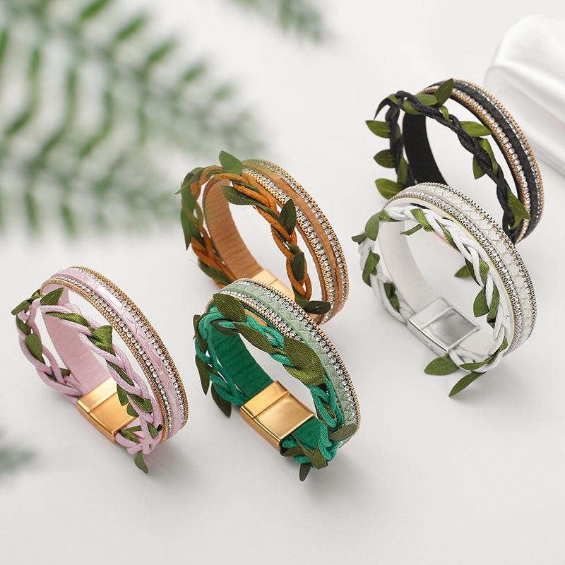 European and American Cross-Border Retro Exaggerated Diamond Personality Fashion Temperament High-End Bohemian Ethnic Style Bracelet