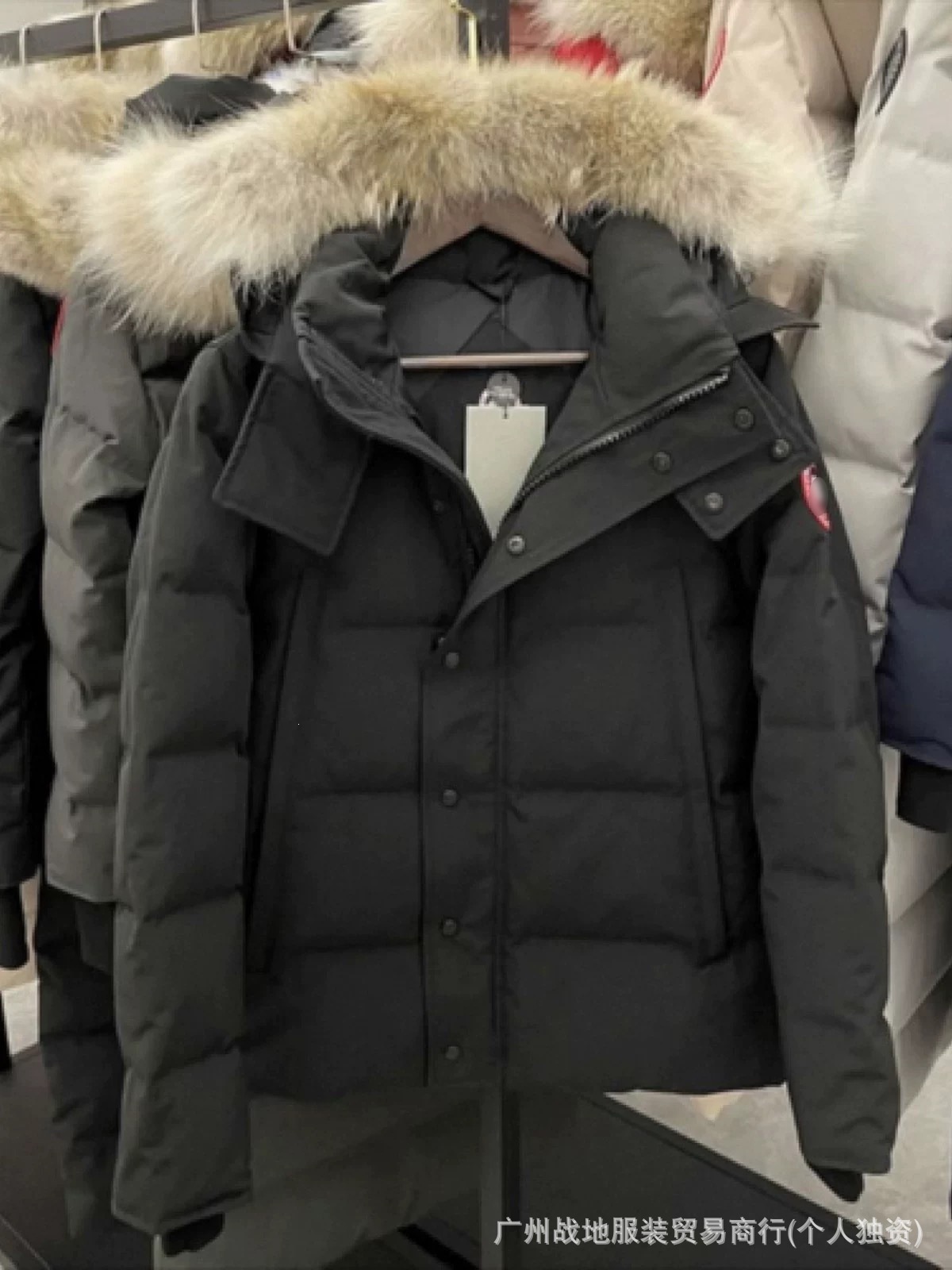 Canada Goose Down Parka Jacket Black