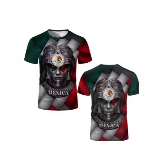 2026 Mexico Constitution Day T-Shirt Gift Fashion 3D Printed Graphic T-Shirt Men's Sports Casual T-Shirt