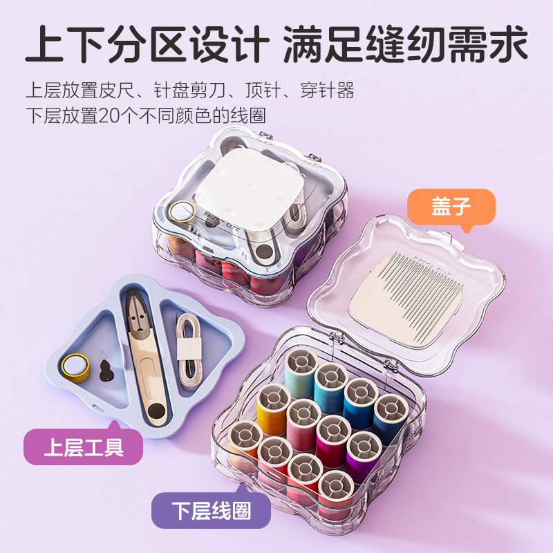 磁吸新针线盒家用高质量实用小针线包套装高端缝纫宿舍缝神器|undefined