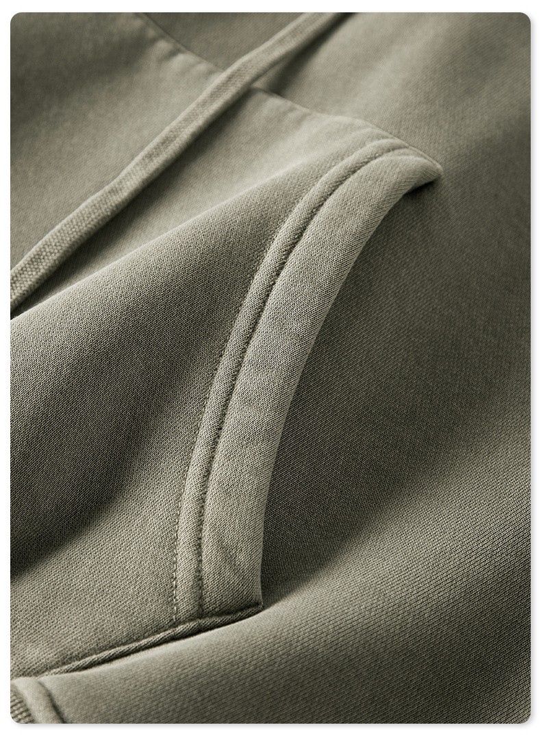 Damen Retro Kapuzenpullover Mit Samtfutter Und Waschung_voghion.com