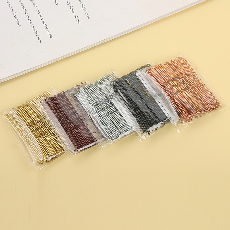 厂家直销U型夹U形夹U型发夹化妆师影楼盘发固定发钗新娘头饰发夹