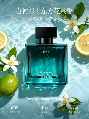 Perfplant seat Scent, Azure Cologne, Woody Tea